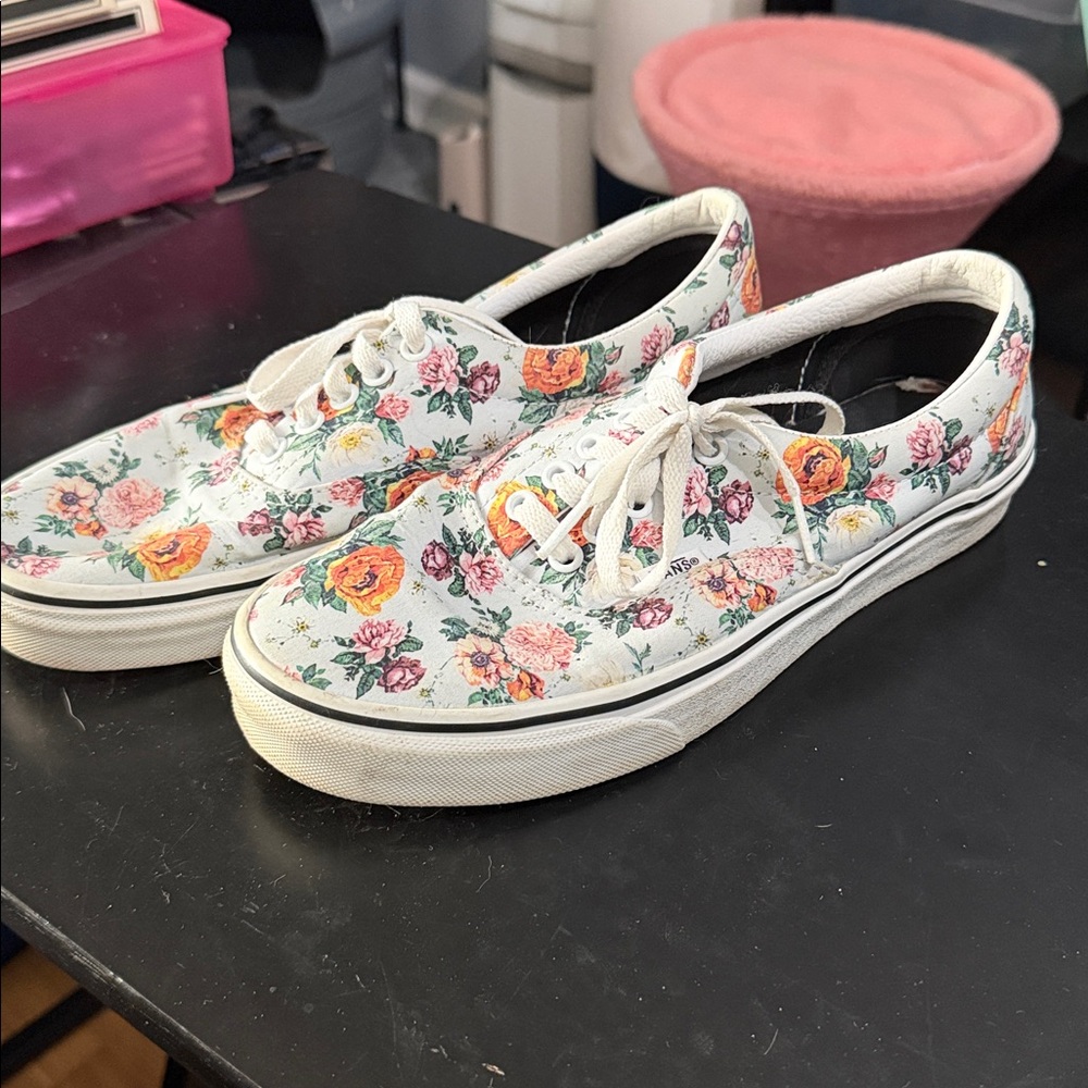 Vans Era Garden Floral Multicolor Skate Shoes - Picture 2 of 5